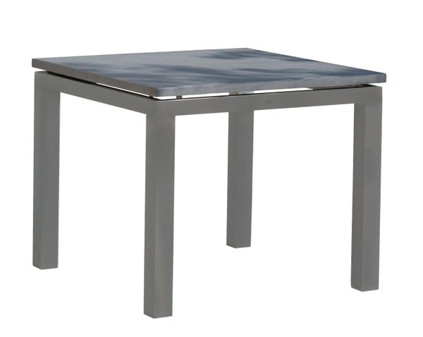 Alu-Stein-Tisch Sina 180x100x76cm grau mit Kunststeinplatte