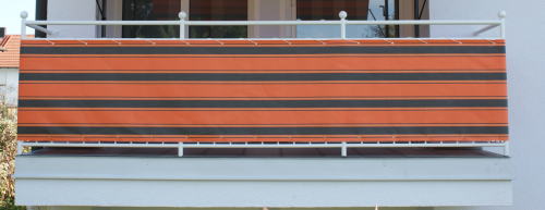 Balkonbespannung aus 100 % Polyacryl/ Dralon Farbe 1400 Höhe 75cm