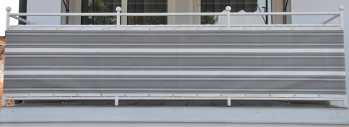 Balkonbespannung aus 100 % Polyacryl/ Dralon Farbe 2800 Höhe 75cm
