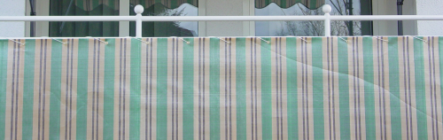 Balkonbespannung aus 100 % Polyethylen Farbe 1900 Höhe 75cm