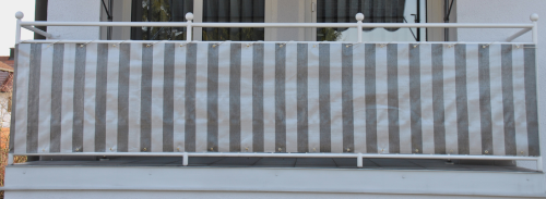 Balkonbespannung aus 100 % Polyethylen Farbe 3800 Höhe 90cm